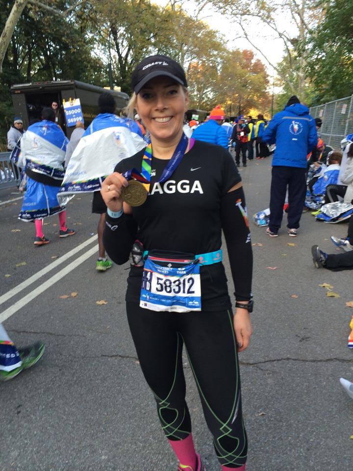 Ragnheiður Stefánsdóttir Maraþon í New York 2015 Ragnheiður Stefánsdóttir Maraþon í New York 2015