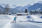 Loipe Plaik Olympiaregion Seefeld.Stephan Elsler