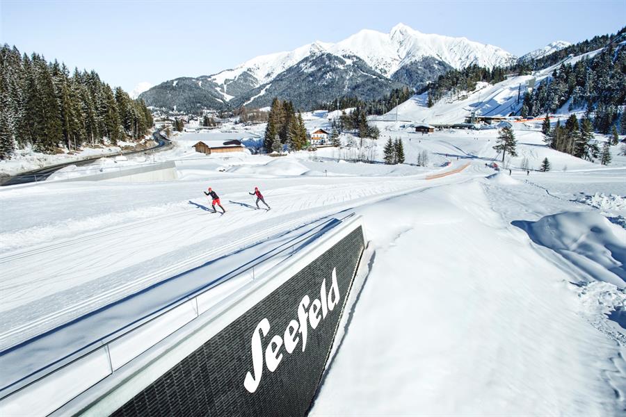 Langlauf in Seefeld Olympiaregion Seefeld.Stephan Elsler