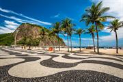 Copacabana ströndin Rio de Janeiro