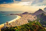 Copacabana ströndin Rio de Janeiro