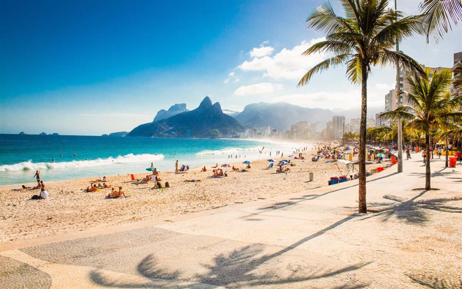 Ipanema ströndina, Rio de Janeiro